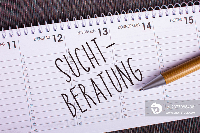 Suchtberatung - Kalender, Termin