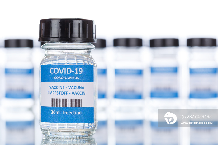 Coronavirus Vaccine bottle Corona Virus COVID-19 Covid vaccines copyspace copy space