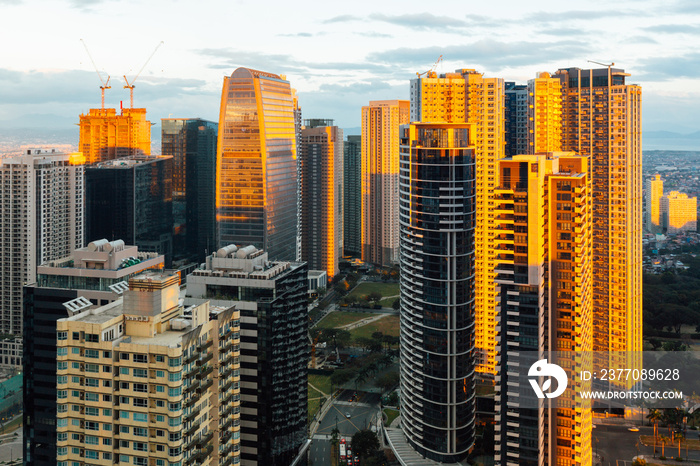 Skyline of Bonifacio Global City, Philippines