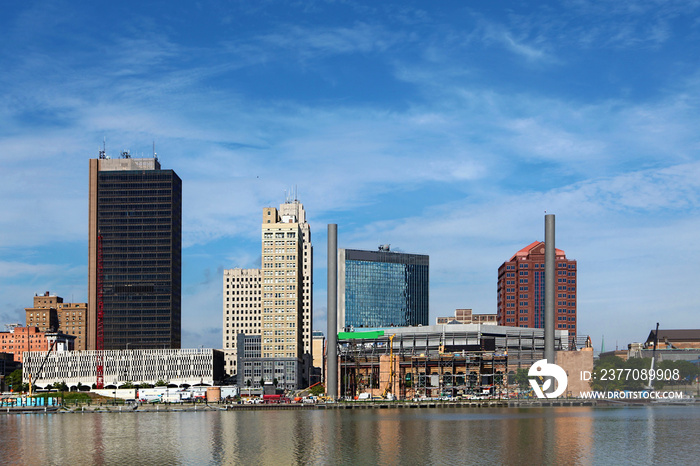 View of the Toledo, Ohio skyline