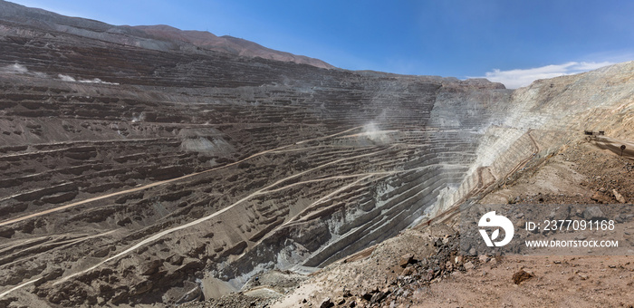 Chuquicamata, world’s biggest open pit copper mine, Calama, Chile