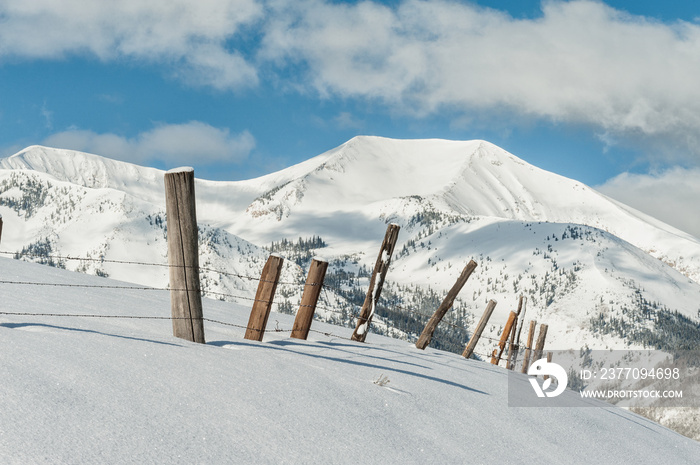 Winter Whetstone Fence