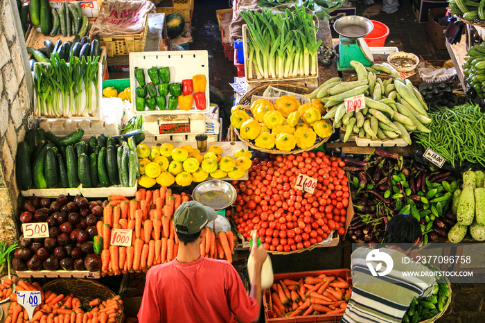 Auf dem Markt in Port Louis, Mauritius