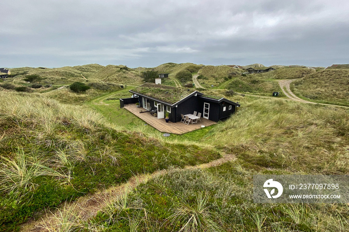 A holiday home in the dunes of Denmark