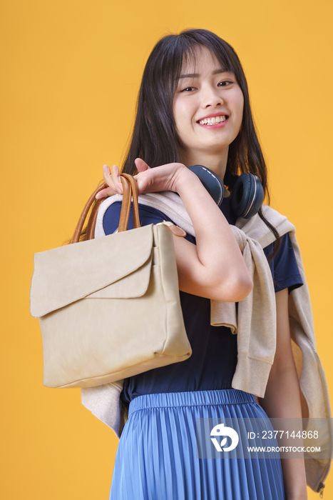 青春活力的女大学生