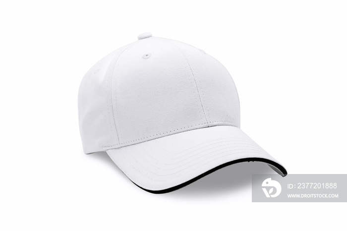 帽子隔离在白色背景上。棒球帽。