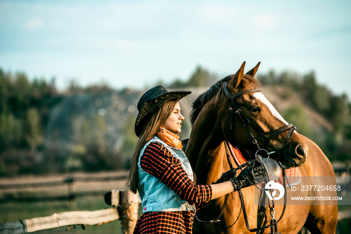 girl and horse