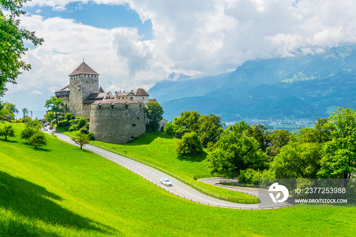 Gutenberg Castle in the Principality Liechtenstein