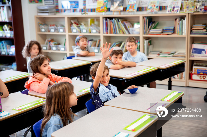 Children in a classroom