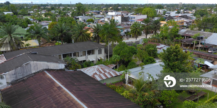 View of Leticia from the church Iglesia Nuestra Señora de La Paz in Leticia in Colombia