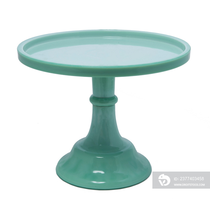 Modern cake stand, Tray for cake, Isolated cake stand, Plastic dessert stand on white background