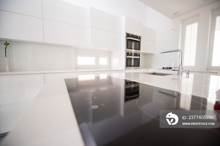 Modern white kitchen