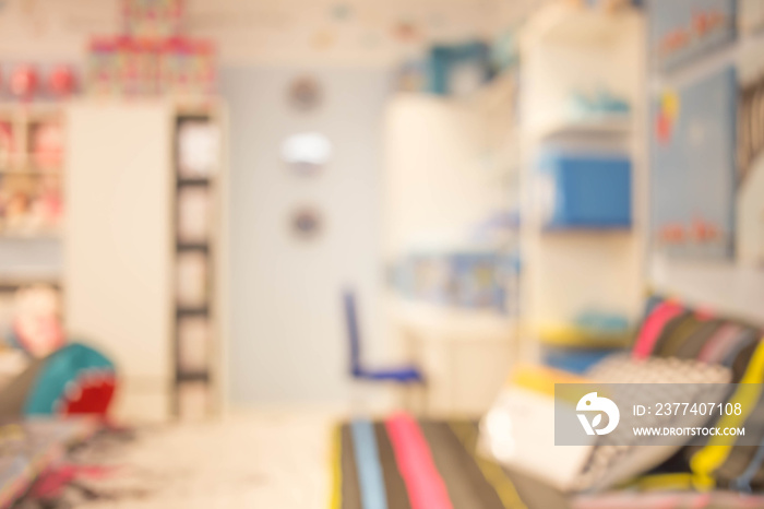 Interior of colorful bedroom for child.