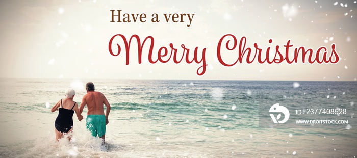 Composite image of christmas card