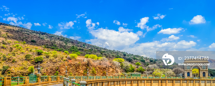 Hartbeespoort Dam Arch de triumph entrance with Crest gates monu