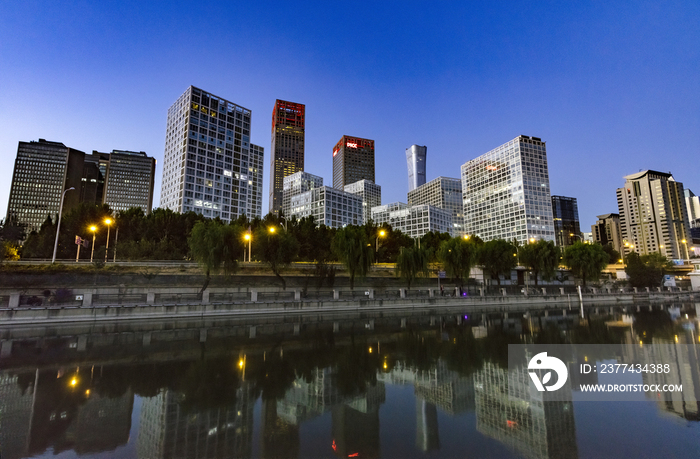 北京CBD SOHO夜景