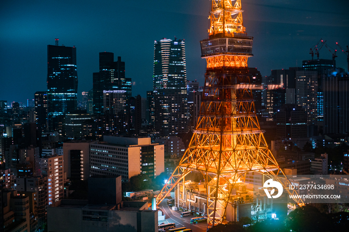 日本东京夜景