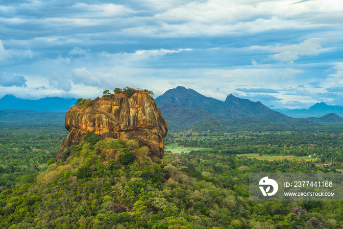 sigiriya, lion rock, ancient fortress in sri lanka