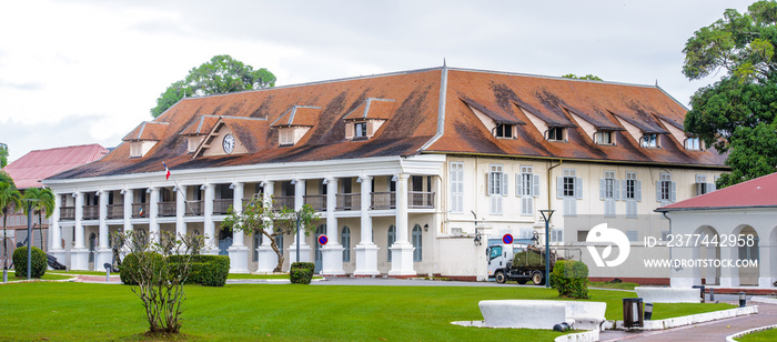 It’s Prefecture, residence of French Guiana’s Prefect, in Cayenn