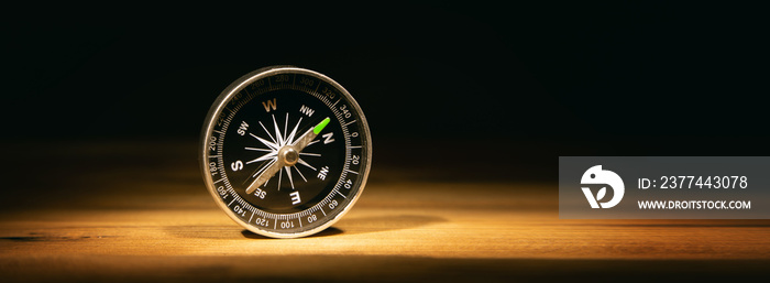 compass on table