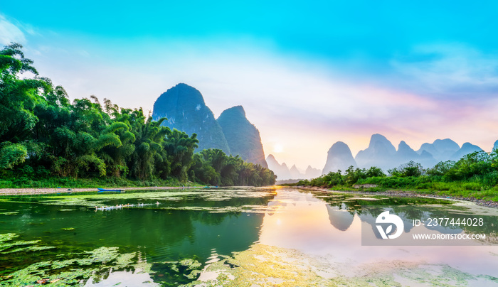 The Beautiful Landscape and Natural Landscape of Guilin