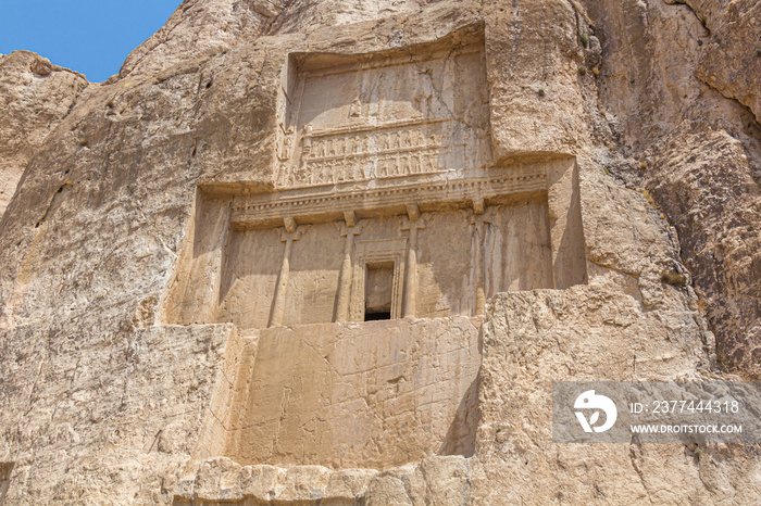 Persian king tomb in Naqsh-e Rostam, Iran