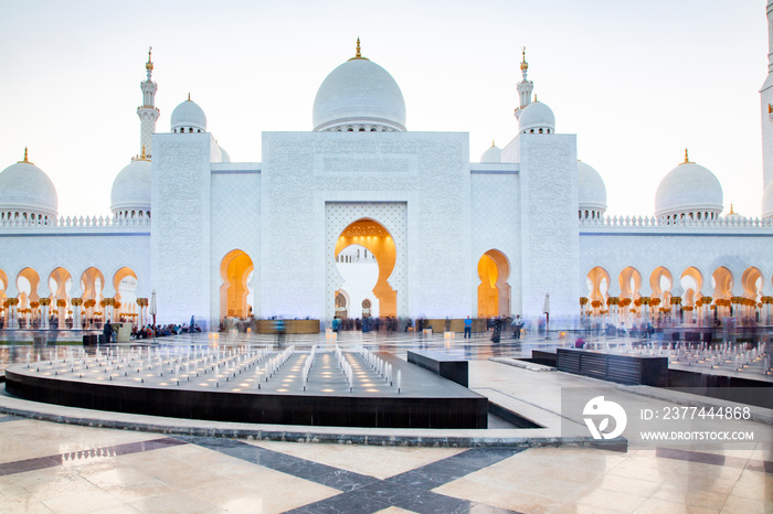 sheikh zayed grand mosque  Abu Dhabi  UAE