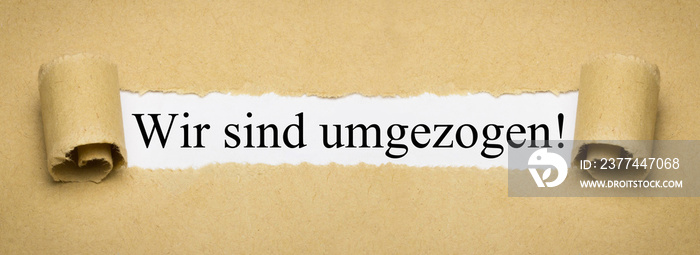 Wir sind umgezogen!