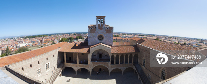 Le Palais des Rois de Majorque à Perpignan.