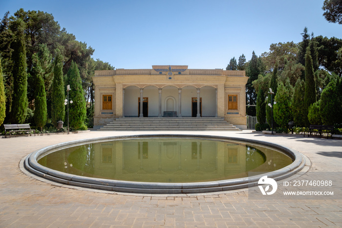 Zoroastrian fire temple Atash Behram in Yazd old city, Iran. Fire Temple is a Zoroastrianism religious site in Yazd, Iran.