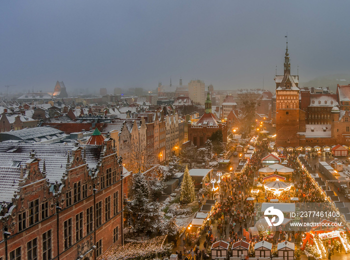 christmas market in Gdansk