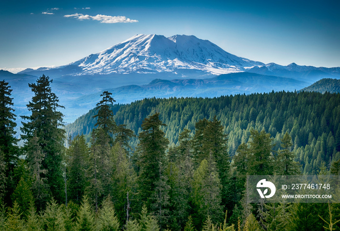 Mt St Helens volcano in Washington State