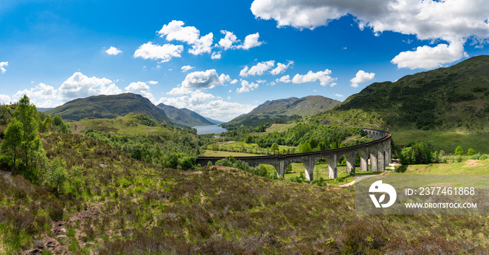 Glenfinnan Railway Viaduct in Scotland