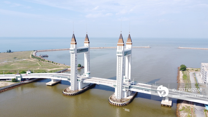 Terengganu Iconic lane bridge or Terengganu drawbridge