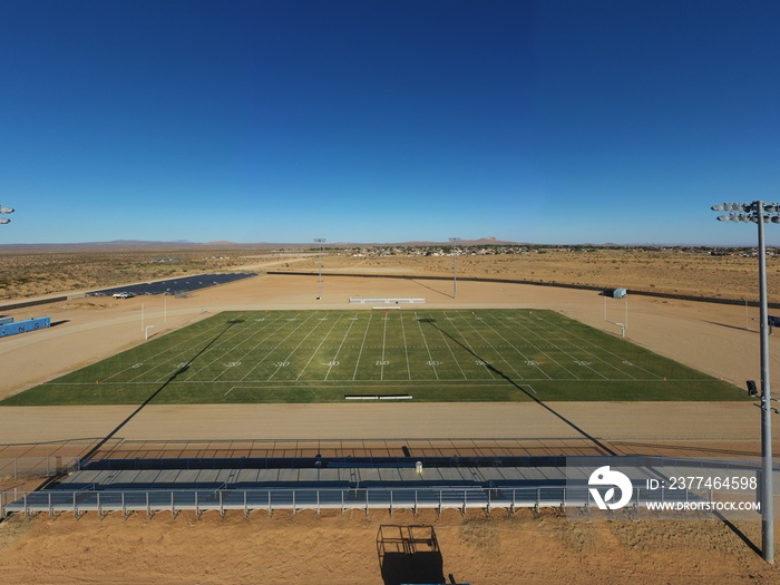 stands view of football field