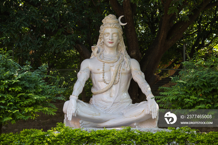 Shiva statue in Rishikesh, India