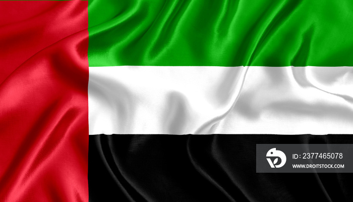 Flag of United Arab Emirates Silk