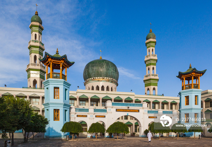 Islamic mosque in Xining, Qinghai province, China