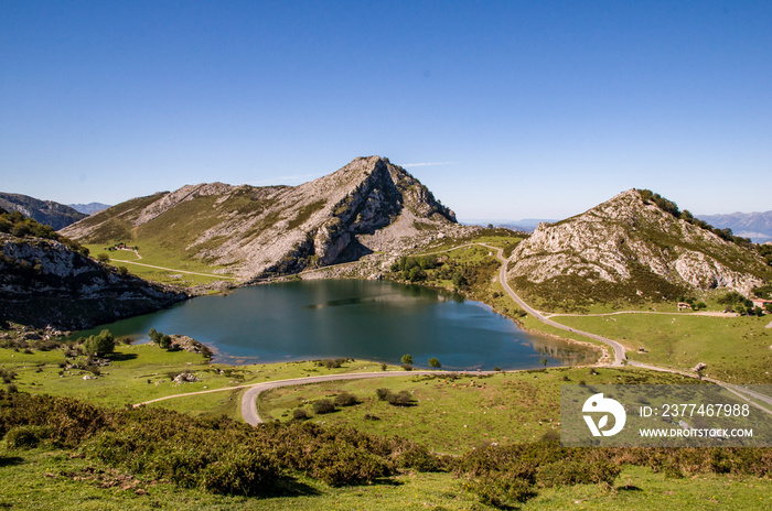 Lagos de Covadonga, Principado de Asturias, España.