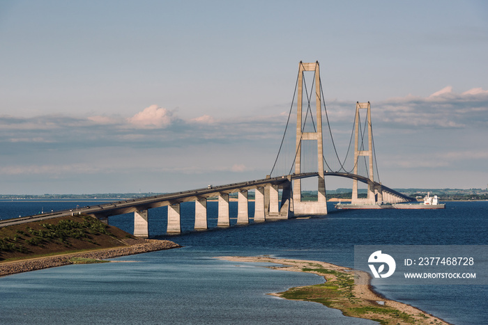 Great Belt Bridge in Denmark