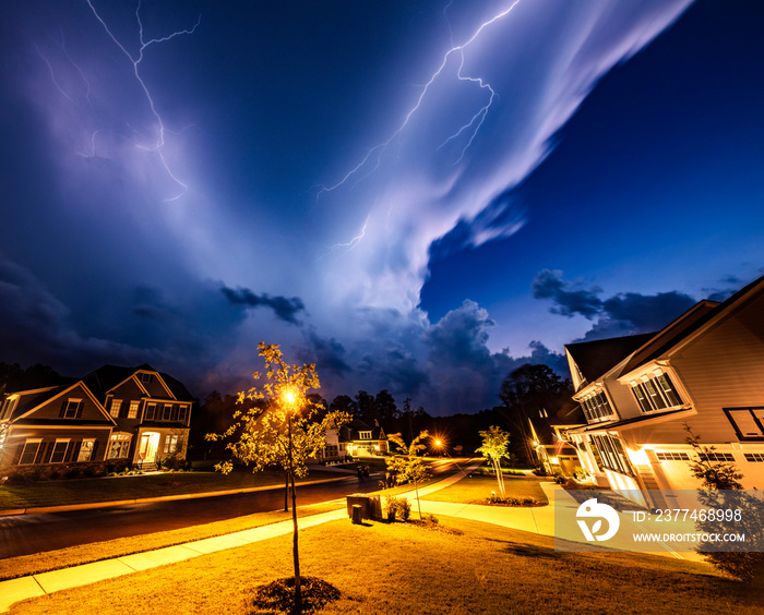 Lightning Storm front