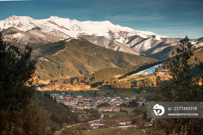 Panoramic view of Potes,