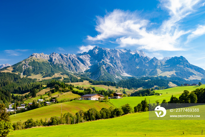 Austrian Alps nearby Arturhaus and Bischofshofen