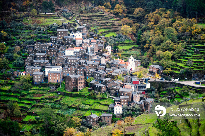 Stone village called Piodao in Serra da Estrela, Portugal