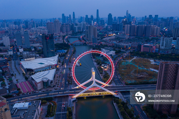 天津城市夜景