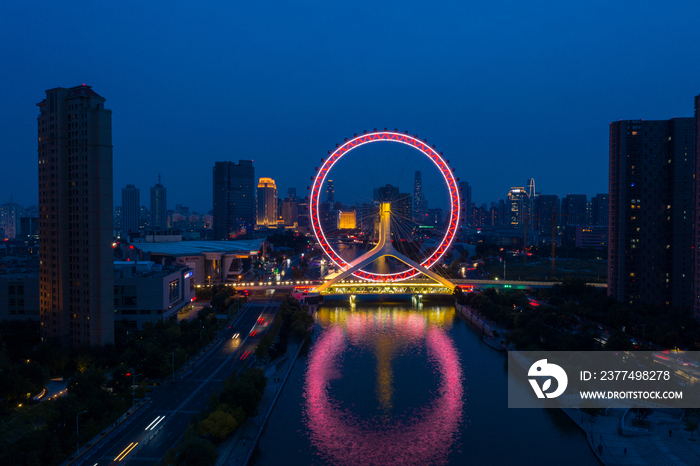 天津城市夜景