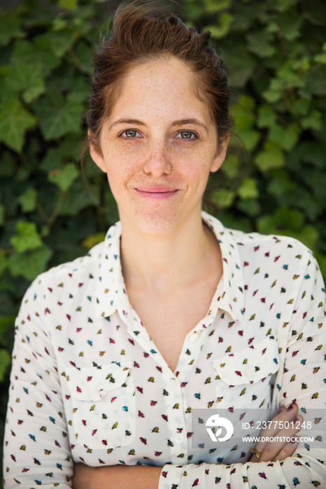 Portrait of confident woman