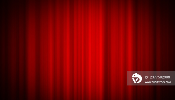 Theater red curtain on stage entertainment background, Red curtain background.