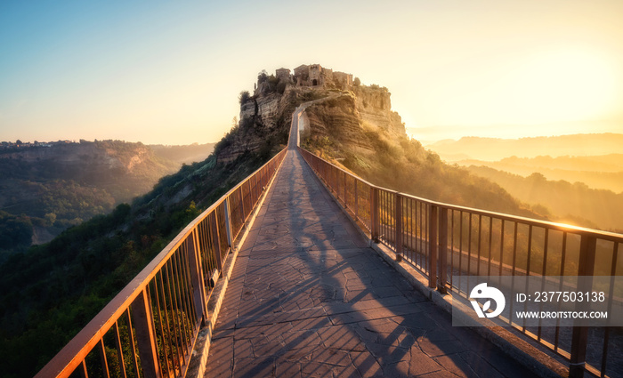 Civita di Bagnoregio，意大利美丽的古城。