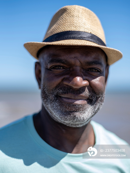 Portrait of smiling senior man